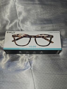 ONLY Tortoiseshell Pattern Blue Light Reading Glasses